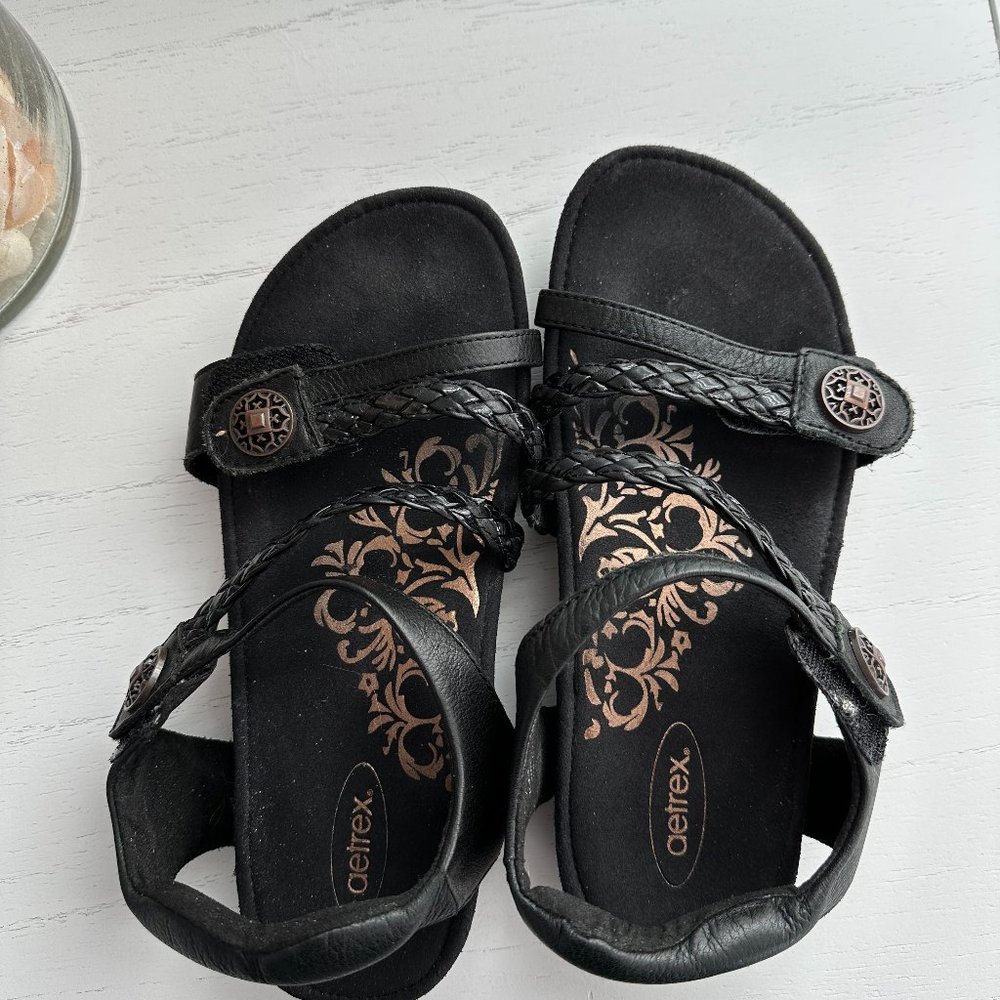 Women's Black Aetrex Jillian Size 6